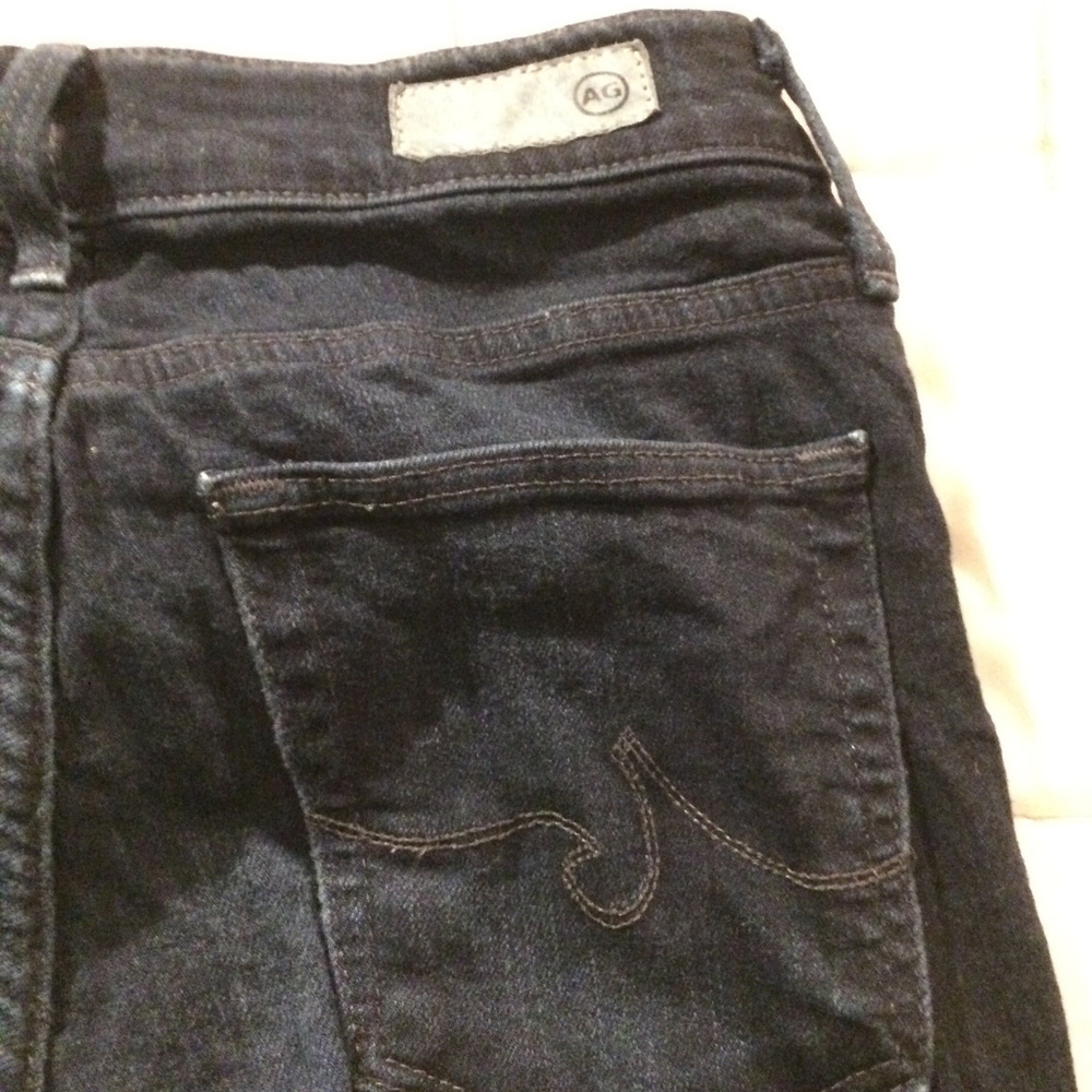 AG Adrianna Goldschmeid stretch skinny dark jeans